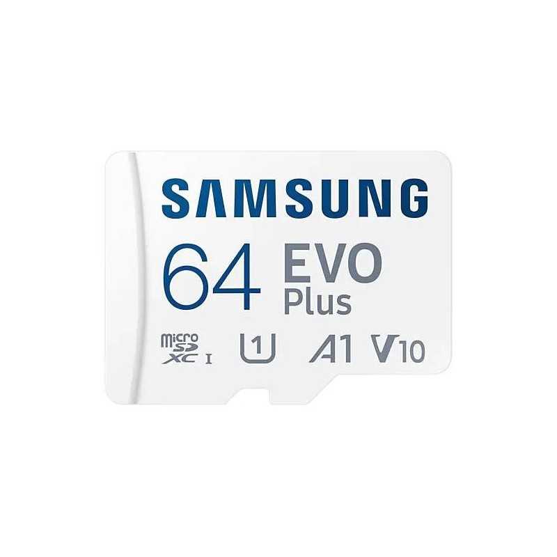 سامسونج إيفو بلس 2021 64 جيجابايت بطاقة ذاكرة مايكرو إس دي (MB-MC64KA)