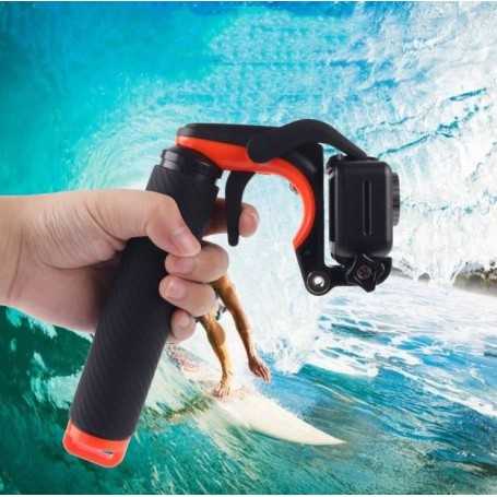 Tay cầm nổi Puluz có nút chụp cho DJI Osmo Action