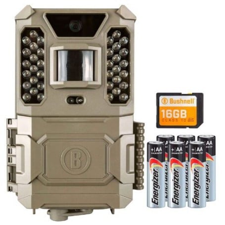 Bushnell Prime Low Glow Trail Camera - Memory Card & Battery Combo Pack