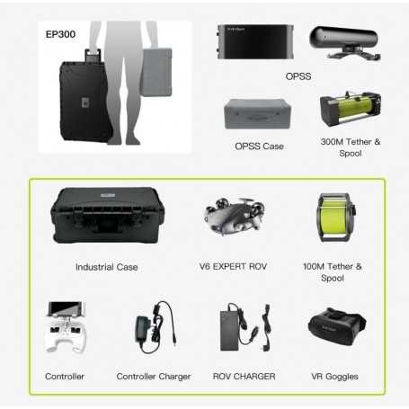 Fifish V6 Expert EP300 (M100 + 300m E-Spole + OPSS)