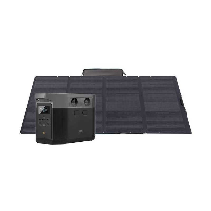 EcoFlow DELTA Max พร้อมแผงโซลาร์เซลล์พกพา 400W