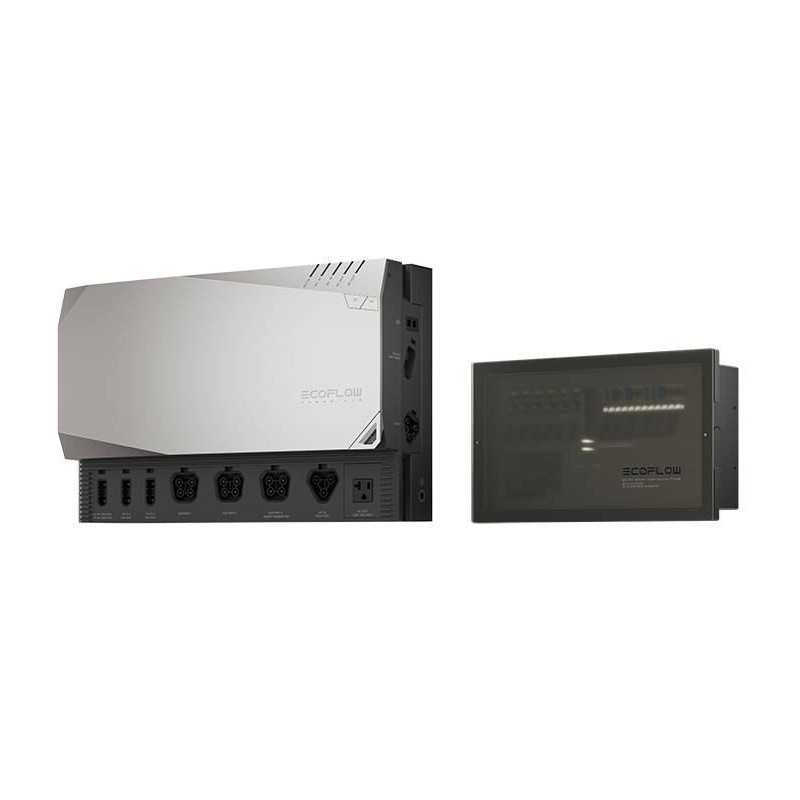 Kit di alimentazione EcoFlow: HUB, cavi e pannello di distribuzione