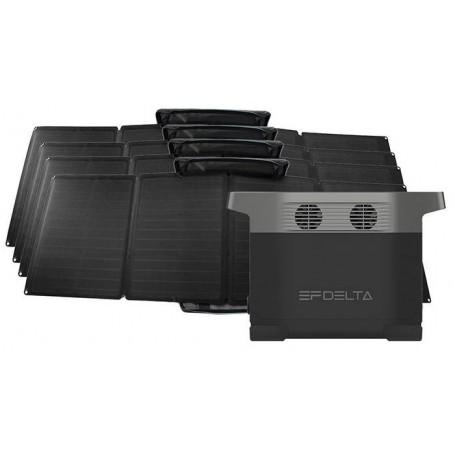 EcoFlow DELTA + 4 paneles solares de 110W