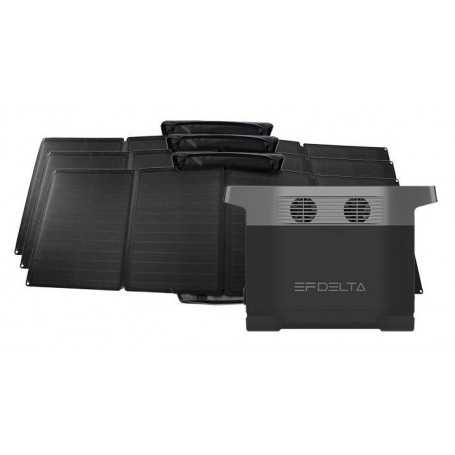 EcoFlow DELTA с 3 x 110W слънчев панел