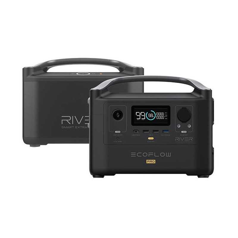 EcoFlow RIVER Pro + Дополнительная батарея RIVER Pro