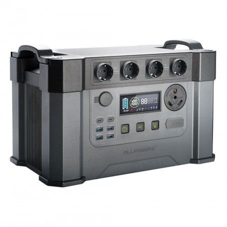 Centrale électrique portable Allpowers S2000 Pro 2400W, 1500WH