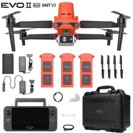 Autel Robotics EVO II Dual 640T V3 Termal Drone Sağlam Paket