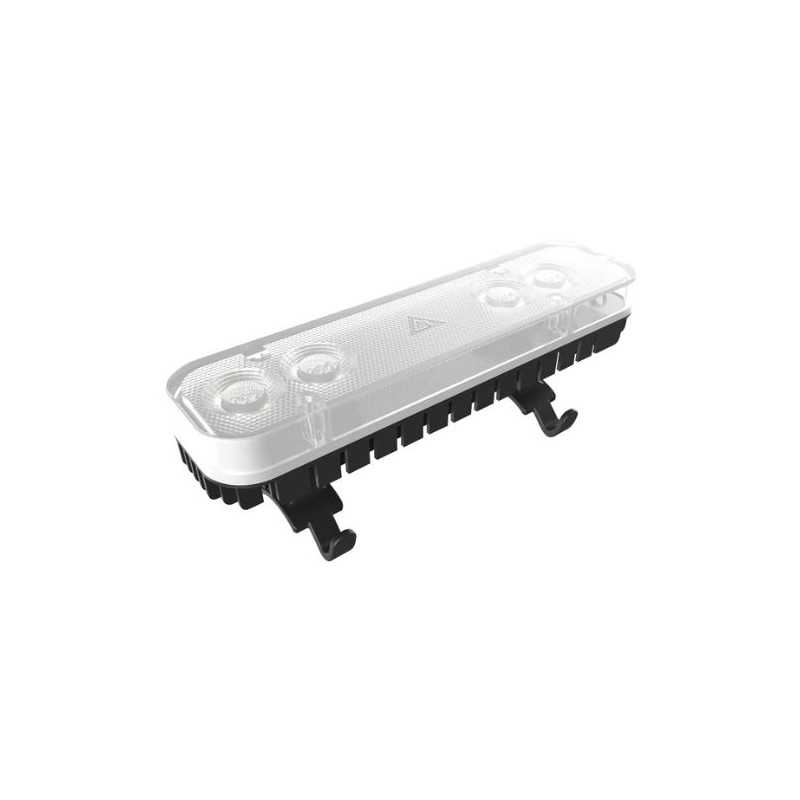 אורות מהבהבים אדום וכחול CZI FL48-M300, זמינים בגרסאות אדום וכחול, כחול טהור, אדום טהור (זוג אחד)