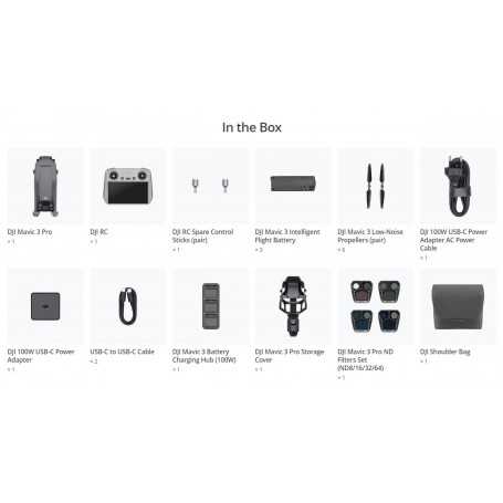 DJI 매빅 프로 3 플라이 모어 콤보 (DJI RC)