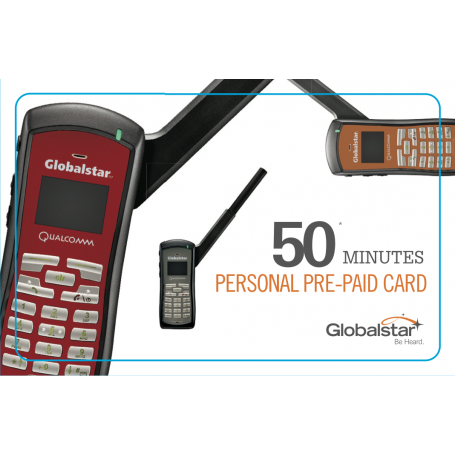 Персональна Prepaid картка Globalstar 50