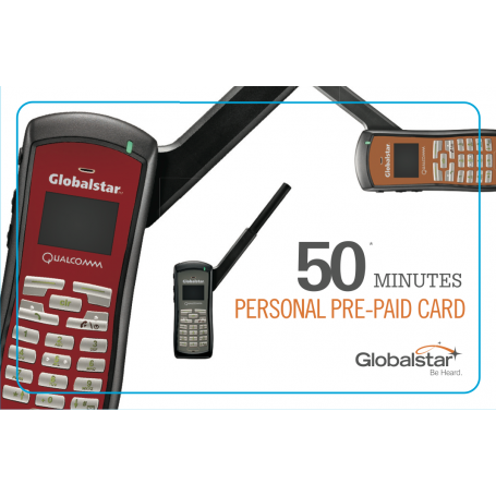 บัตร Prepaid ส่วนบุคคล Globalstar 50