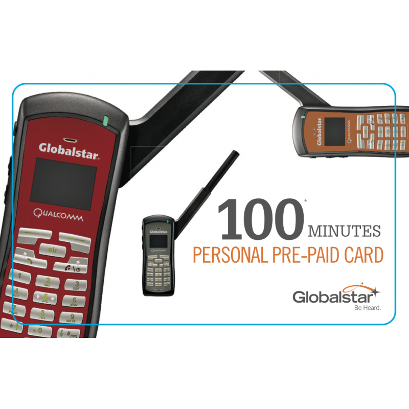 Globalstar Persönliche Prepaid -Karte 100