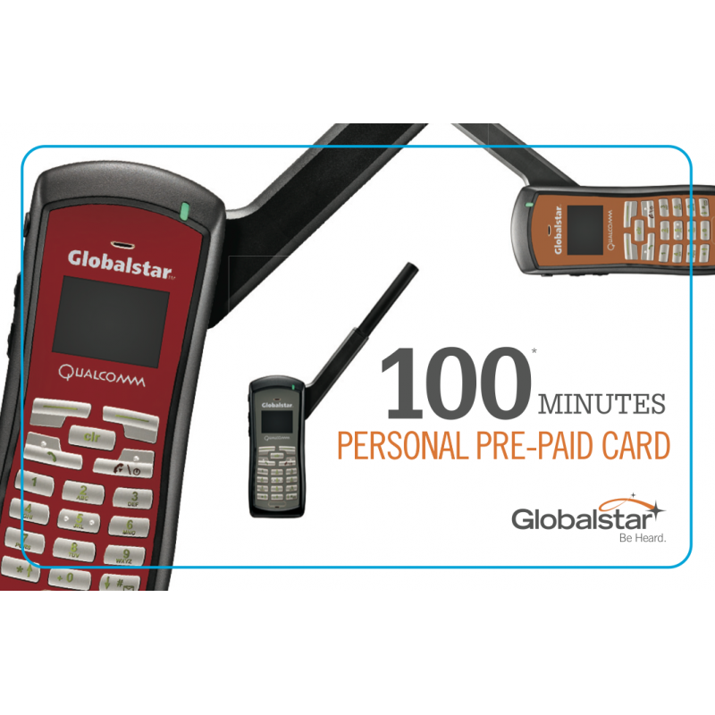 บัตร Prepaid ส่วนบุคคล Globalstar 100