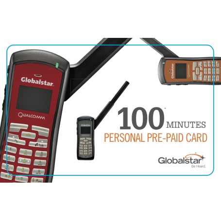 Tarjeta Prepaid Personal Globalstar 100