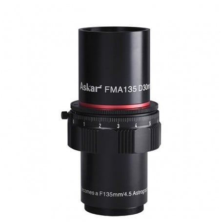 ASKAR FMA135 fi 30 mm / 135 mm f/4,5 APO astrograf / telefoto lens / kılavuz / seyahat dürbünü (SKU: FMA135)