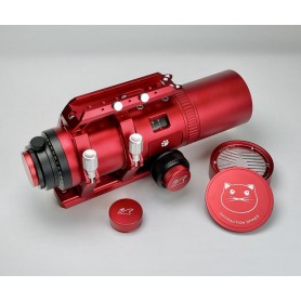William Optics RedCat 61 mm WIFD Petzval APO Refractor, berwarna merah