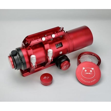 Lunette William Optics RedCat 61 mm WIFD Petzval APO, en rouge