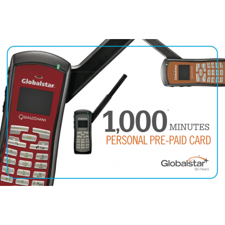 บัตร Prepaid ส่วนบุคคล Globalstar 1,000