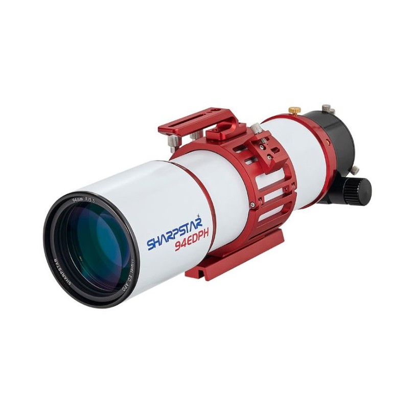 SharpStar 94EDPH f/5.5 三枚玉 ED APO 天文望遠鏡，搭配 SharpStar f/4.4 0.8x 94EDPH 降焦鏡