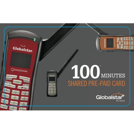 บัตร Prepaid Globalstar 100