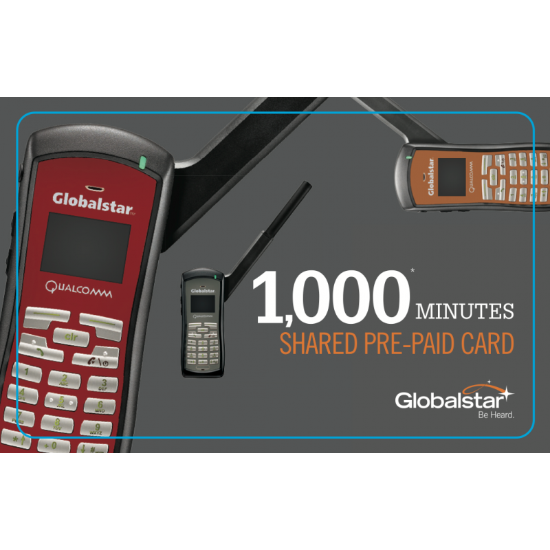 บัตร Prepaid Globalstar 1,000