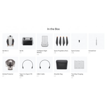 DJI Mini 3 暢飛套裝（配備 DJI RC）
