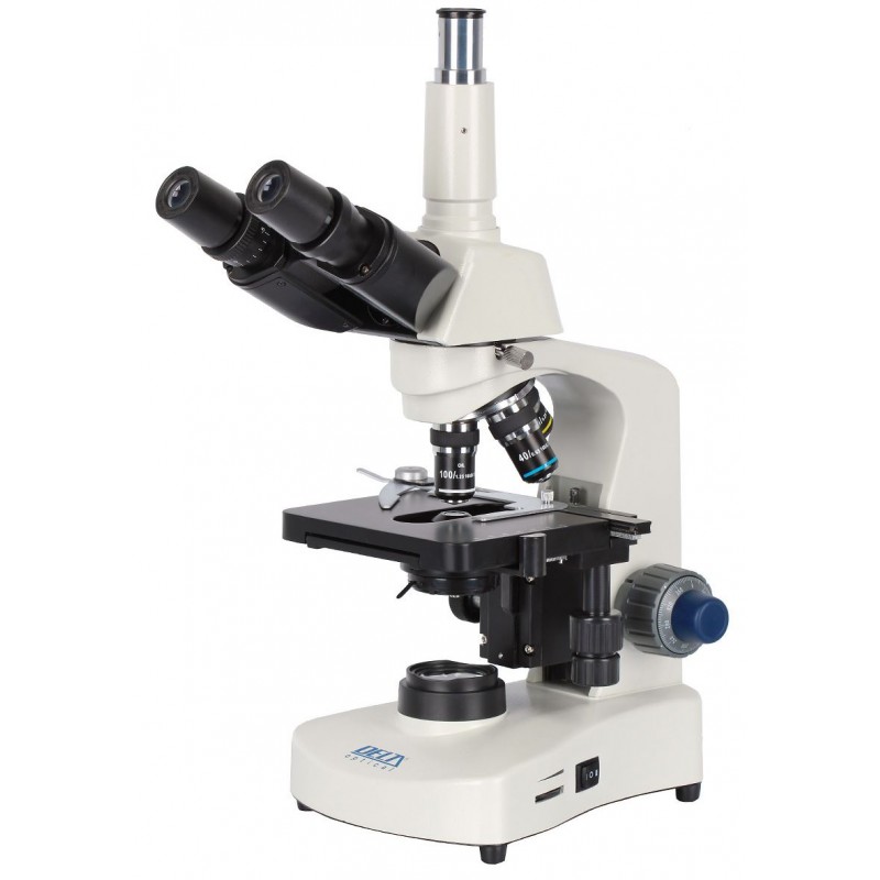 กล้องจุลทรรศน์ Delta Optical Genetic PRO Trino 40-1000x พร้อมแบตเตอรี่