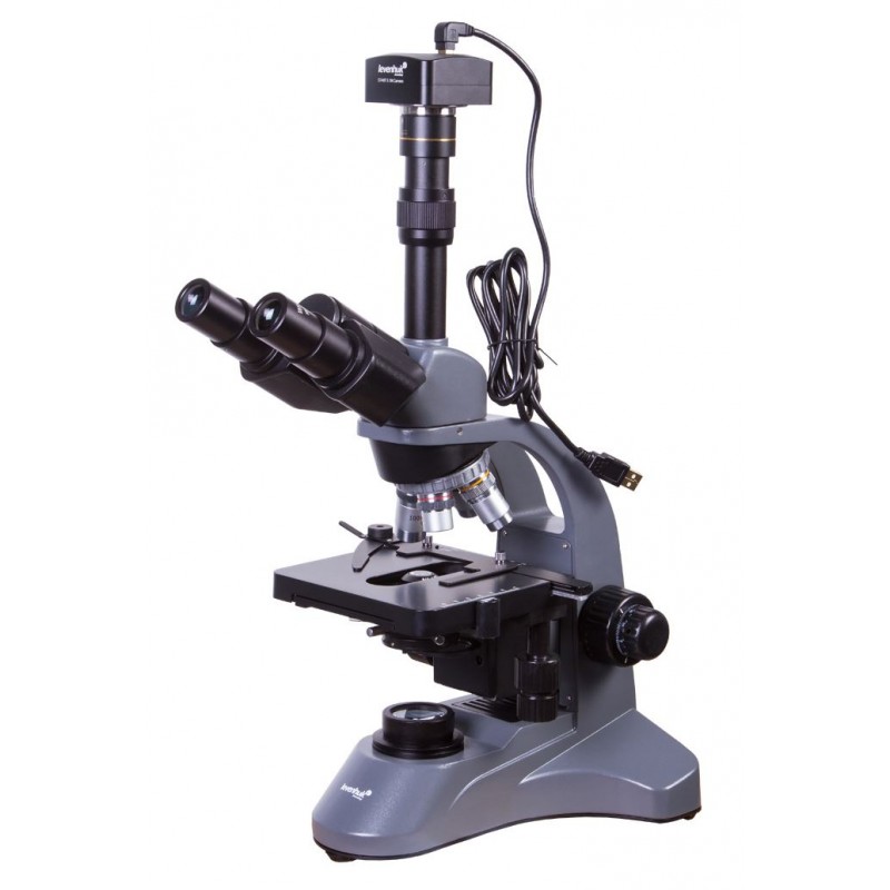 Microscop Levenhuk D740T cu cameră USB de 5,1 Mpix (SKU: 69658)