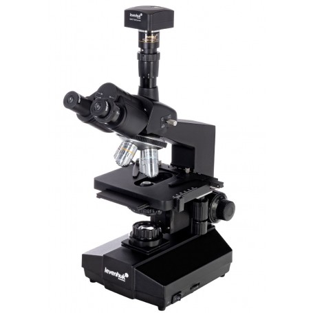 Mikroskop Biologi Planakromatik Levenhuk D870T dengan Kamera Digital 8 Mpix (SKU: 40030)