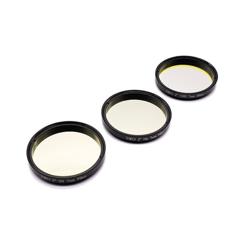 ZWO uskopojasni 2" NB7nm set od tri filtera (HSO, SKU: ZWO NB7nm2)