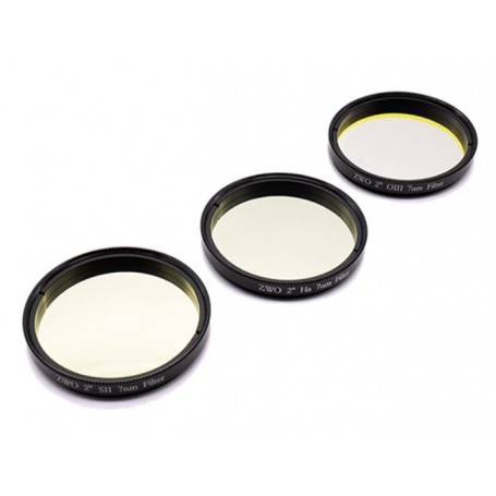 ZWO uskopojasni 2" NB7nm set od tri filtera (HSO, SKU: ZWO NB7nm2)