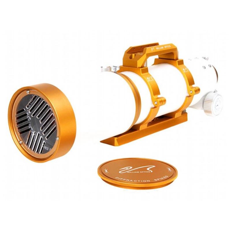 威廉光学 Zenithstar 81 f/6.9 OTA FPL53 双镜 APO，2.5英寸齿轮与齿条调焦器（金色）（SKU: A-Z81GD）
