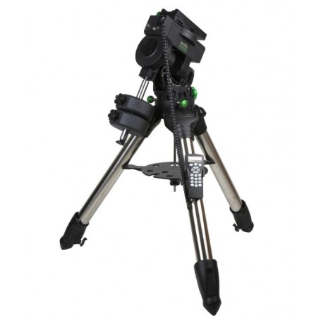 Sky-Watcher CQ350 montajı çelik saha tripodu ile (kafa, denge ağırlıkları ve tripod)