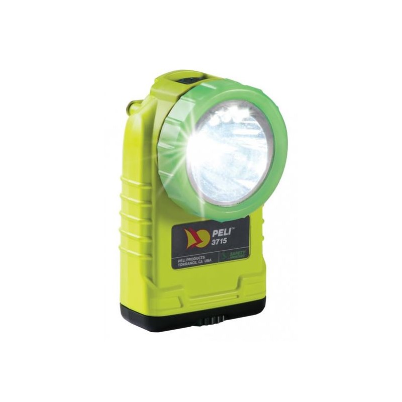 Lampe torche d’angle Peli ATEX 3715 Z0 Jaune - 189 lumens