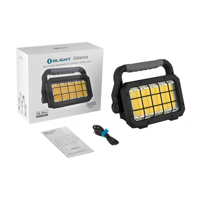 Olight Odiance Arbeidslampe Svart - 3000 lumen