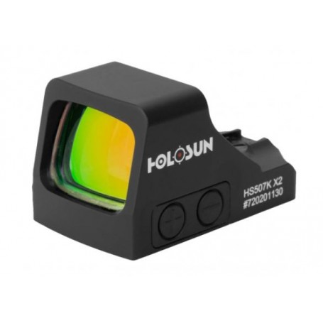 Holosun HS507K X2 Kolimator Bidik Refleks Terbuka untuk Pistol Subkompak