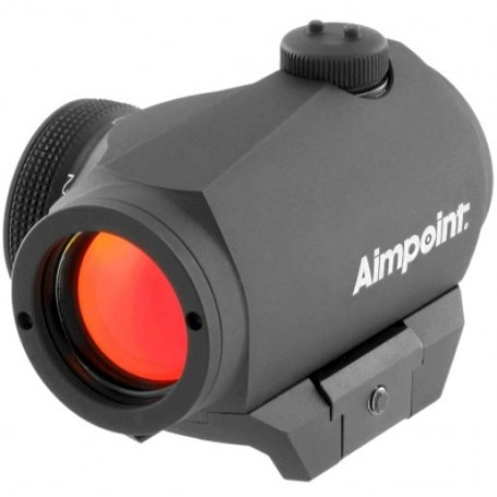 Aimpoint Micro H-1 2 MOA kolimator dengan dudukan Weaver