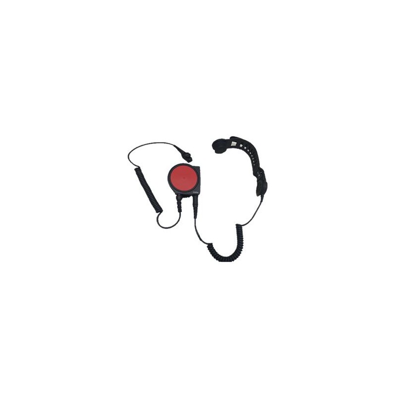 Headset de Condução Óssea Hytera EBN09-P com botão PTT grande -- para HP605, HP685, HP705, HP785