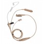 Hytera EAN21 3-wire Surveillance Earpiece with Transparent Acoustic Tube (Beige)