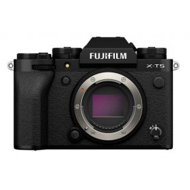Черен безогледален фотоапарат Fuji X-T5