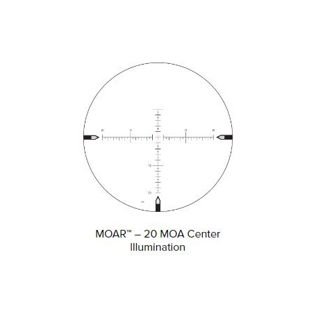 ไนท์ฟอร์ซ SHV 5-20x56 MOAR .250MOA C535 กล้องเล็งปืนยาว