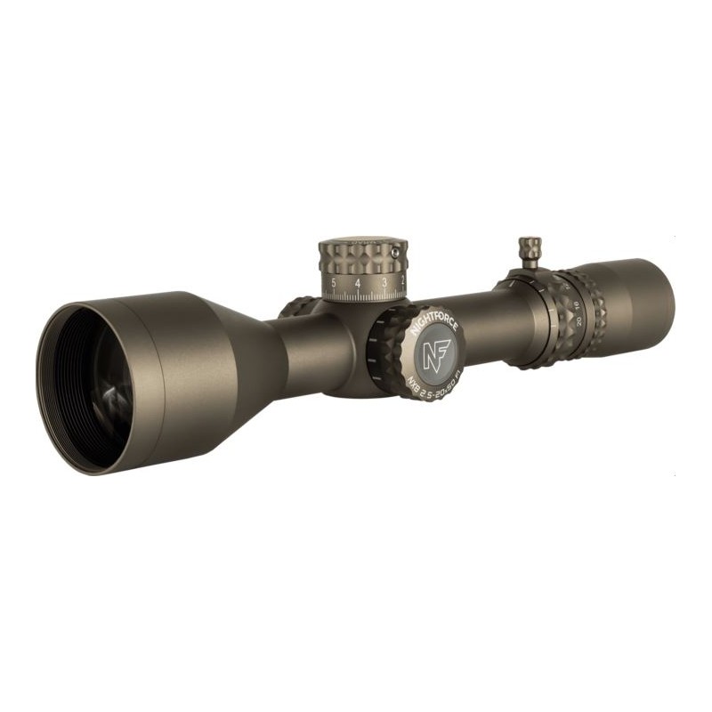 나이트포스 NX8 2.5-20x50 F1 트레머3 0.1밀라드 다크 어스 C664 라이플스코프