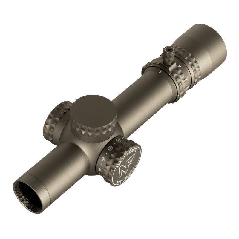 Νυχτερινή Δύναμη NX8 1-8x24 F1 Καλυμμένο FC-DMX 0,2Mil-rad ΣΚΟΥΡΟ ΓΗΙΝΟ C663 Διόπτρα Όπλου