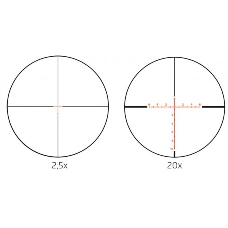Noblex Inception 2,5-20x50 MHR Chiến thuật 56568 NZ8