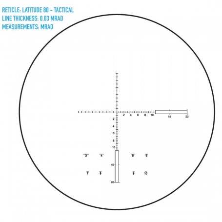 Sightmark Latitude 20-60x80 XD Taktický s krížom SM11034T Pozorovací ďalekohľad