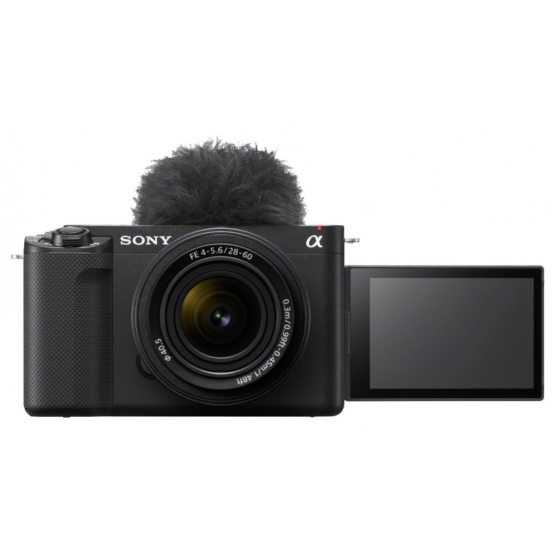 Sony ZV-E1 + SEL2860 Μηχανή Vlog χωρίς καθρέπτη - Αισθητήρας πλήρους καρέ 35mm (Μαύρο)