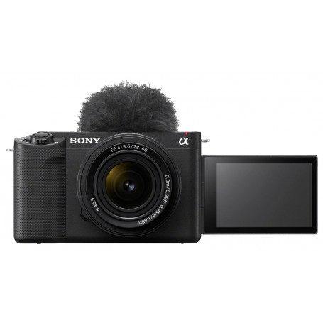 Cámara sin espejo para vlogs Sony ZV-E1 + SEL2860 - Sensor full-frame de 35 mm (Negra)