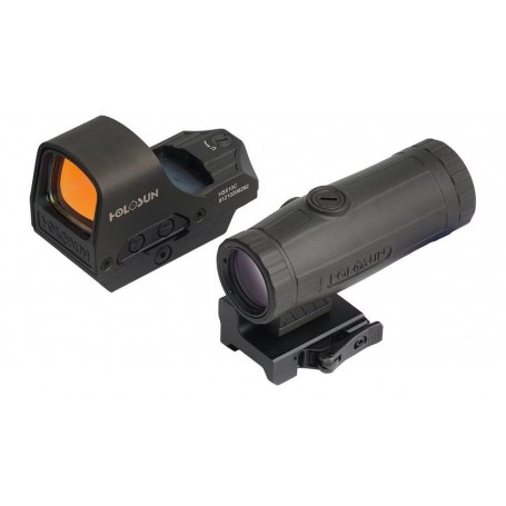Ensemble de collimateur Holosun 510C avec loupe HMX3