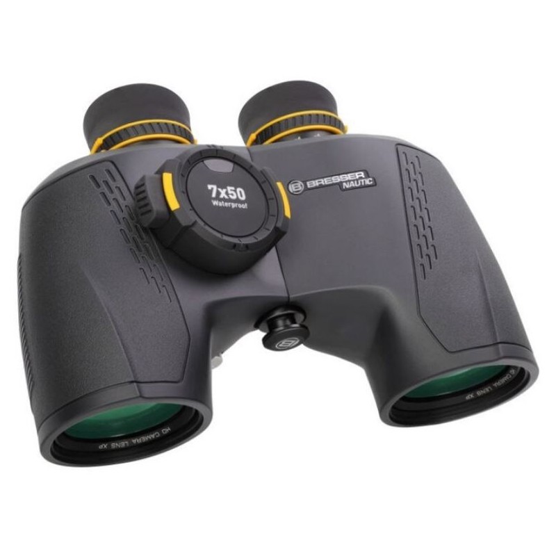 กล้องส่องทางไกล Bresser 7x50 Nautic WPC II รุ่นที่สอง พร้อมเข็มทิศ (รหัสสินค้า: 1866840)