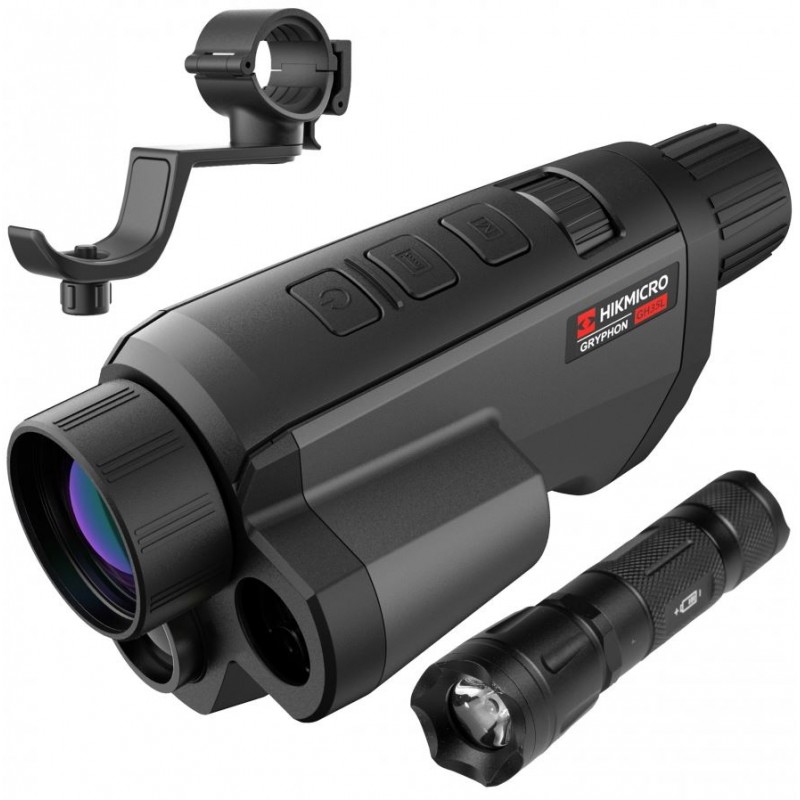 دوربین تصویربرداری حرارتی هایک‌میکرو گریفون اچ‌دی ال‌آراف GH35L به‌همراه نورافکن ۸۵۰ نانومتر